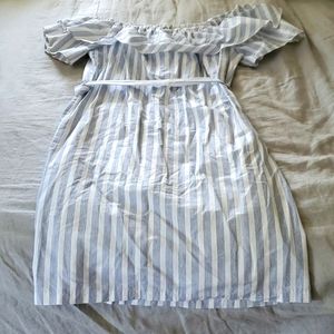 Off the shoulder ruffle dress